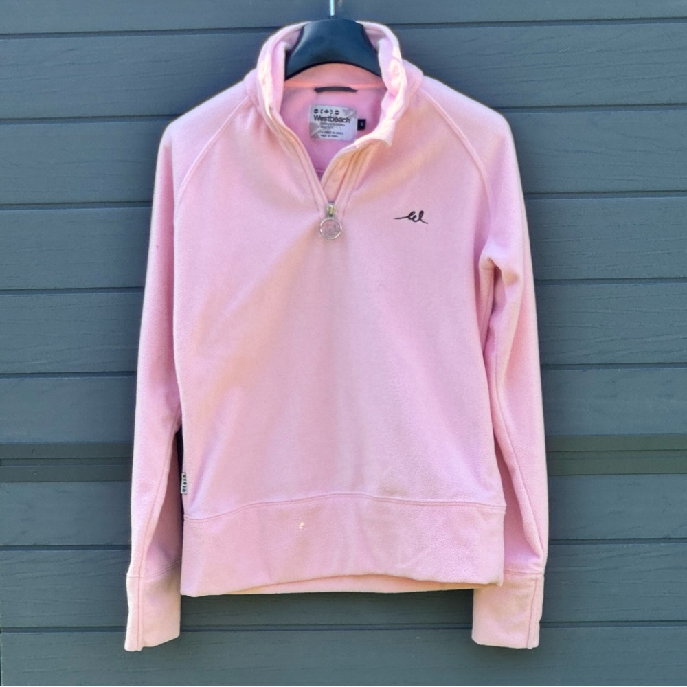 Westbeach pink fleece pullover